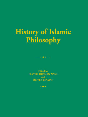 cover image of History of Islamic Philosophy